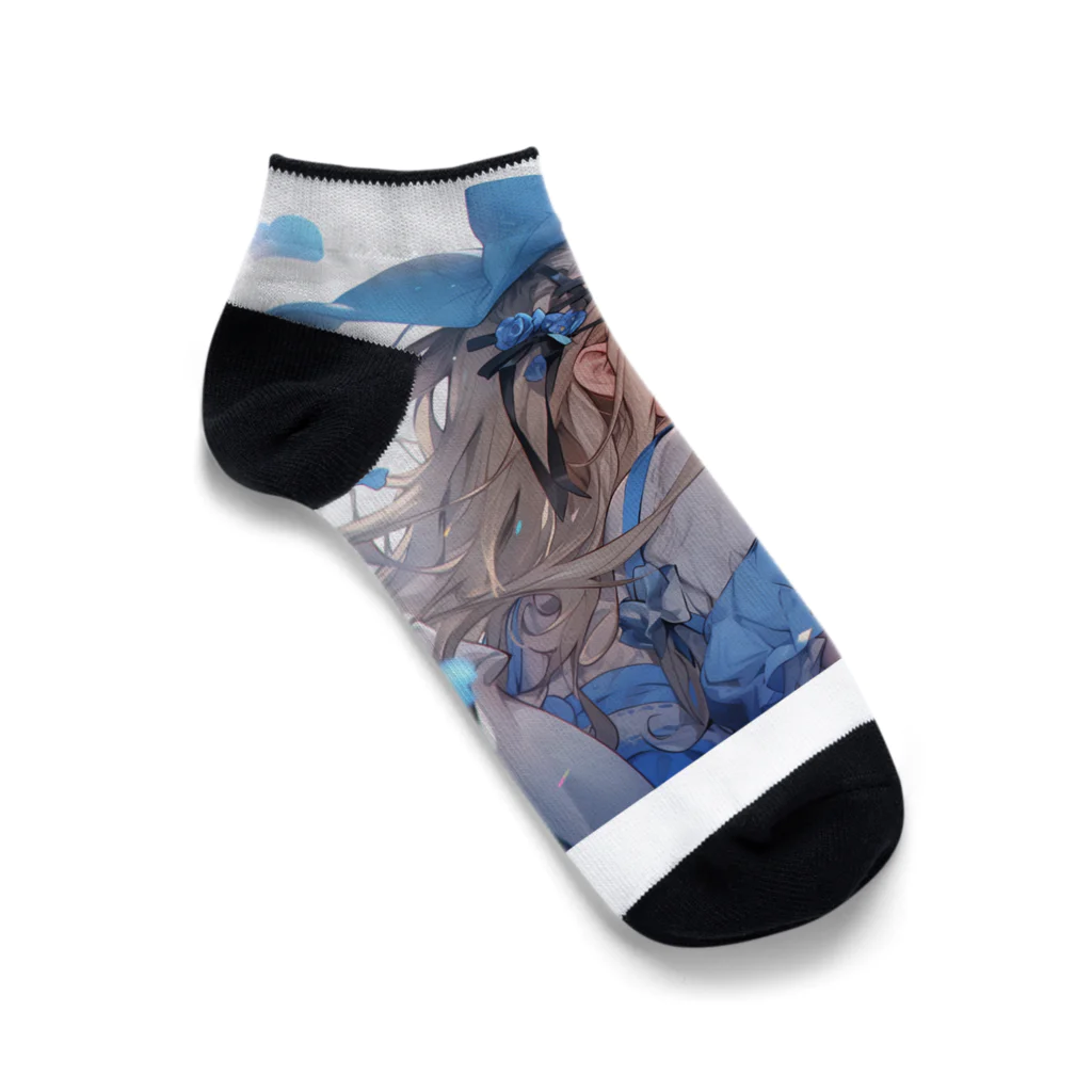 シルバームーンコーストの金髪少女シリーズ1 Ankle Socks