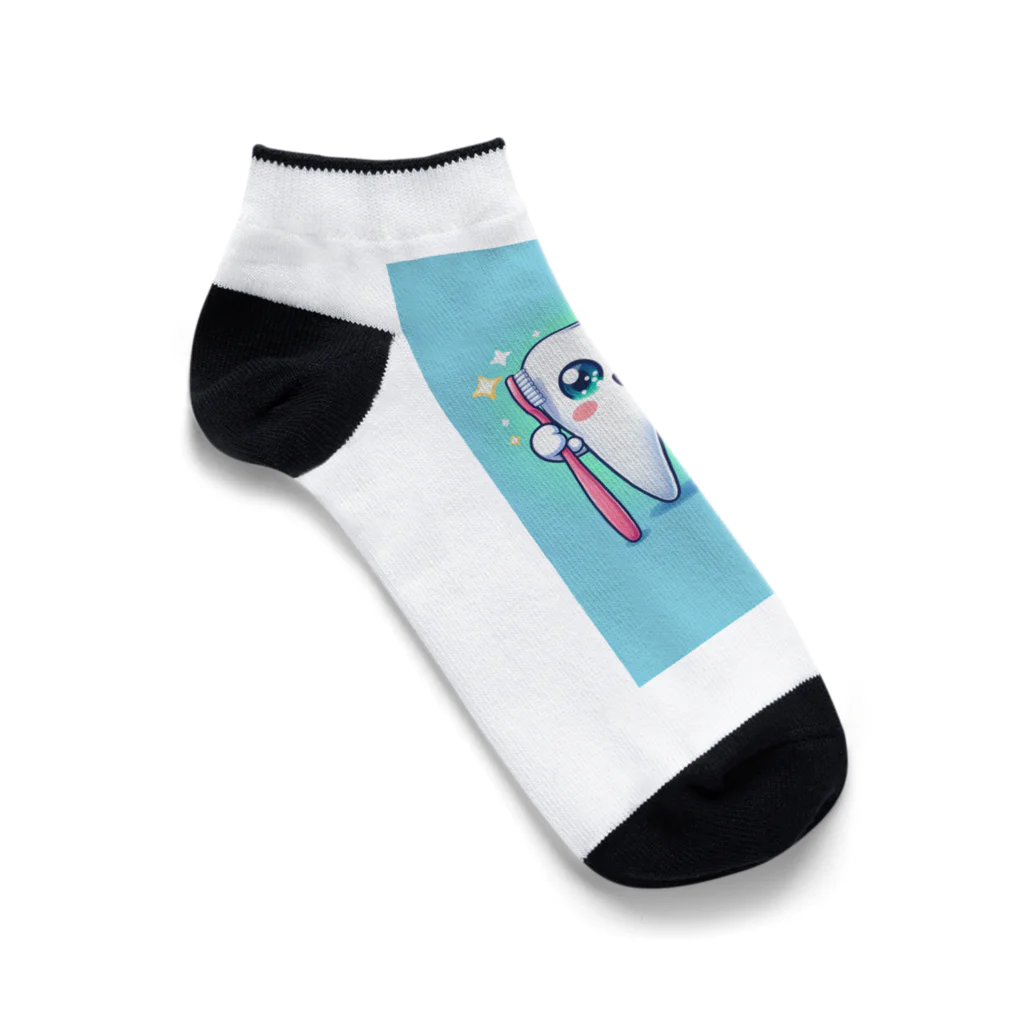 kuma310のカワイイ歯のキャラクターが登場！ Ankle Socks