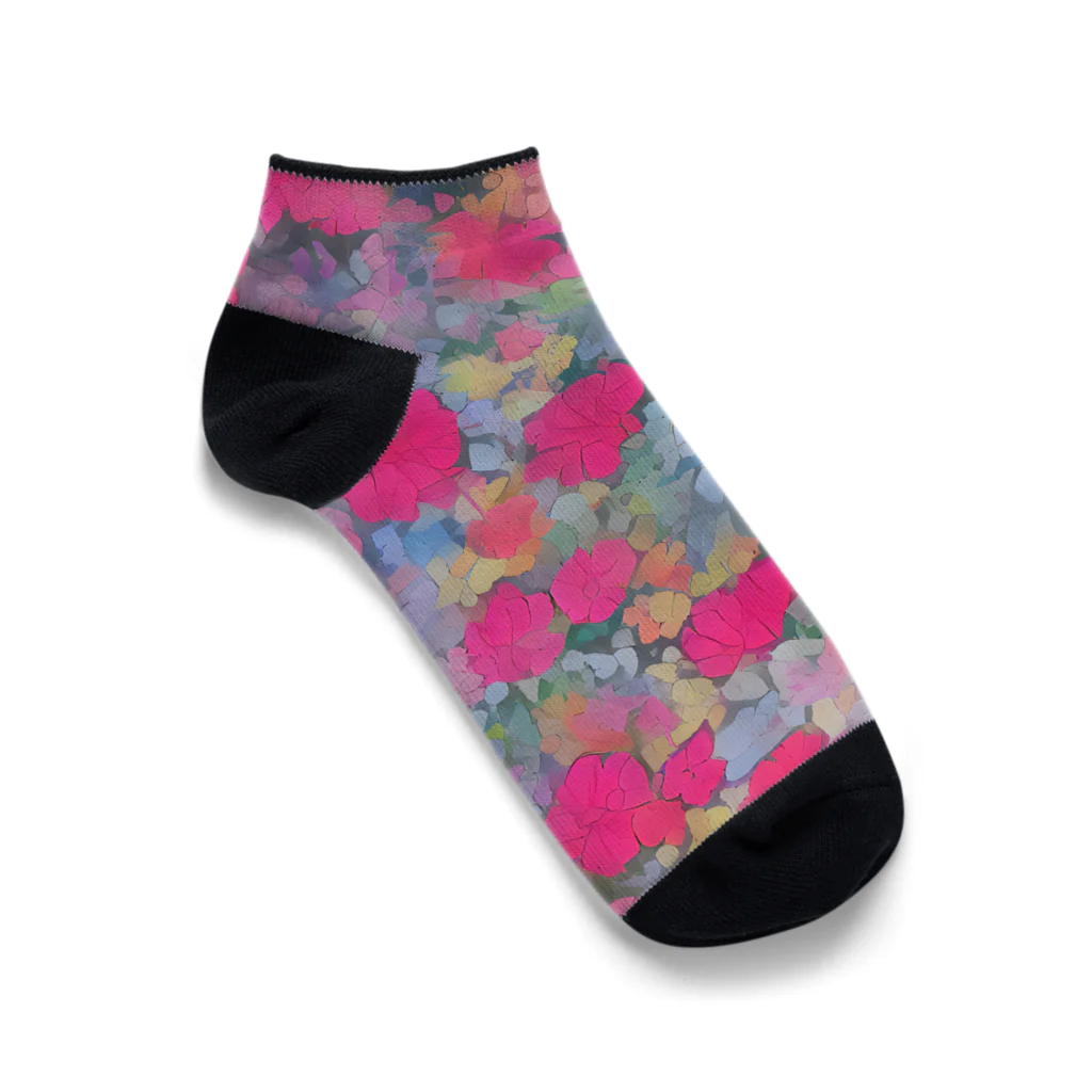 tleflower のFlower Ankle Socks