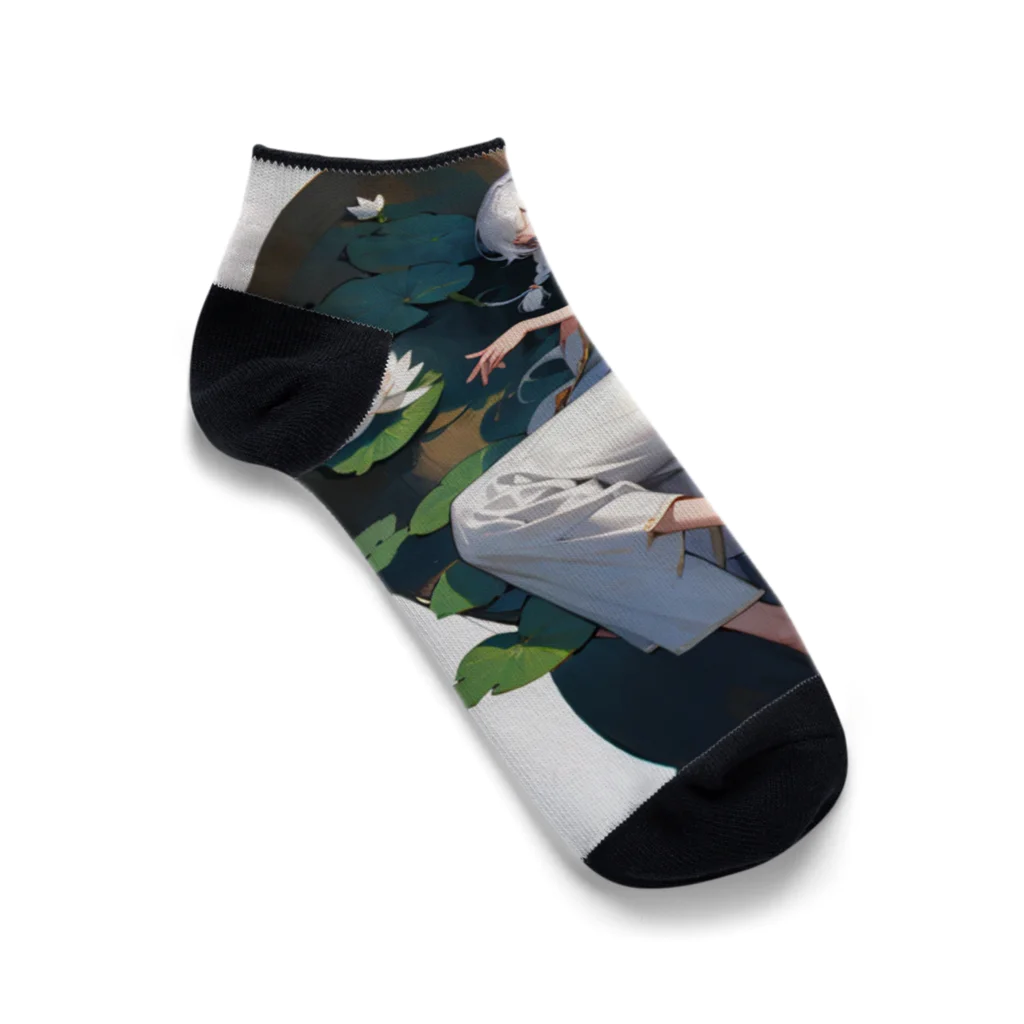 arashi023の蓮花の少女 Ankle Socks