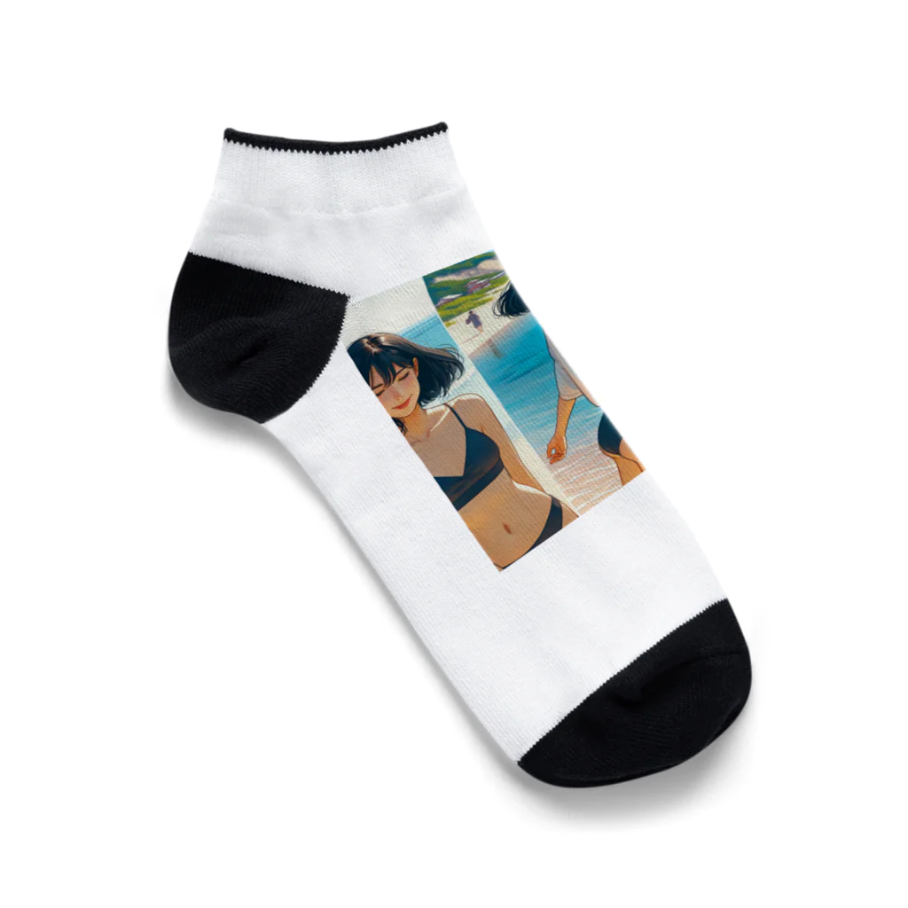 okinawa-okinawa-okinawaの夏の思い出１ Ankle Socks