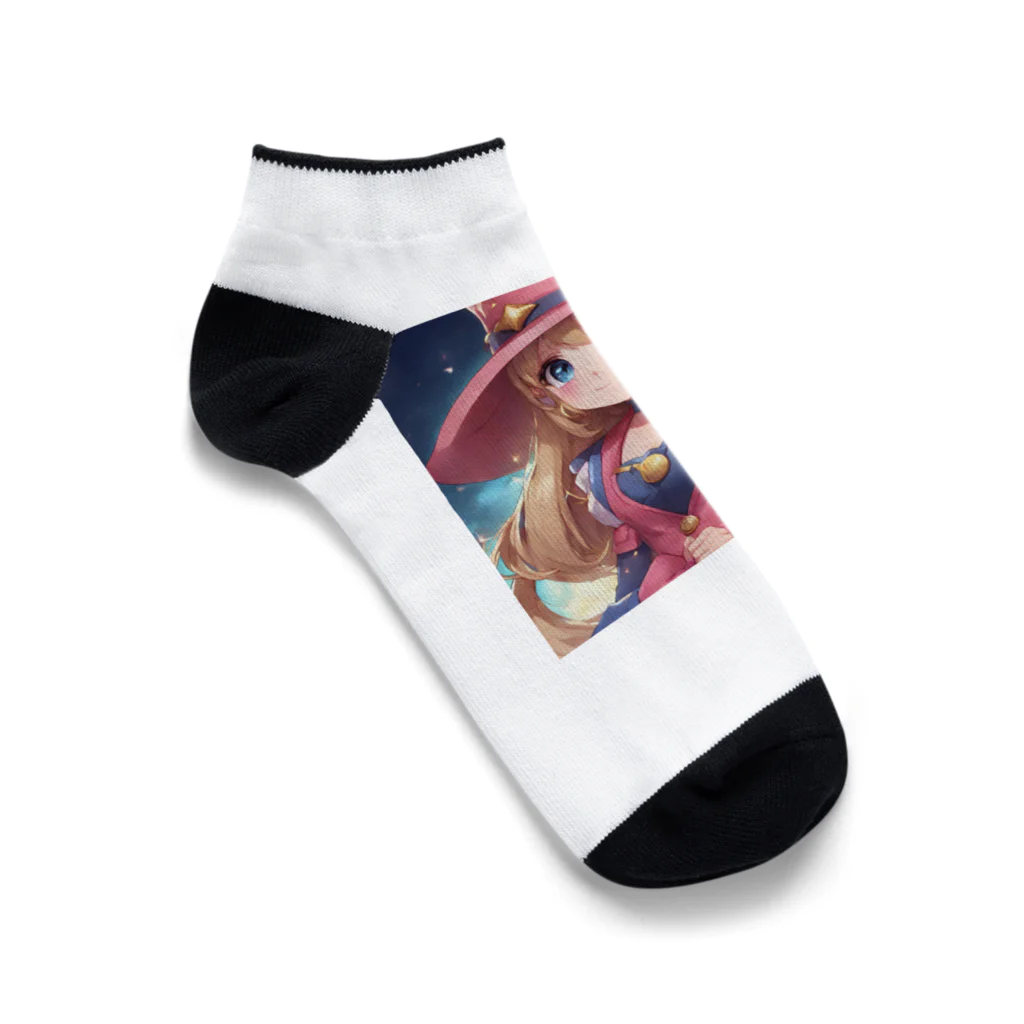 魔法使いギルドの魔法使いギルド　少女 Ankle Socks