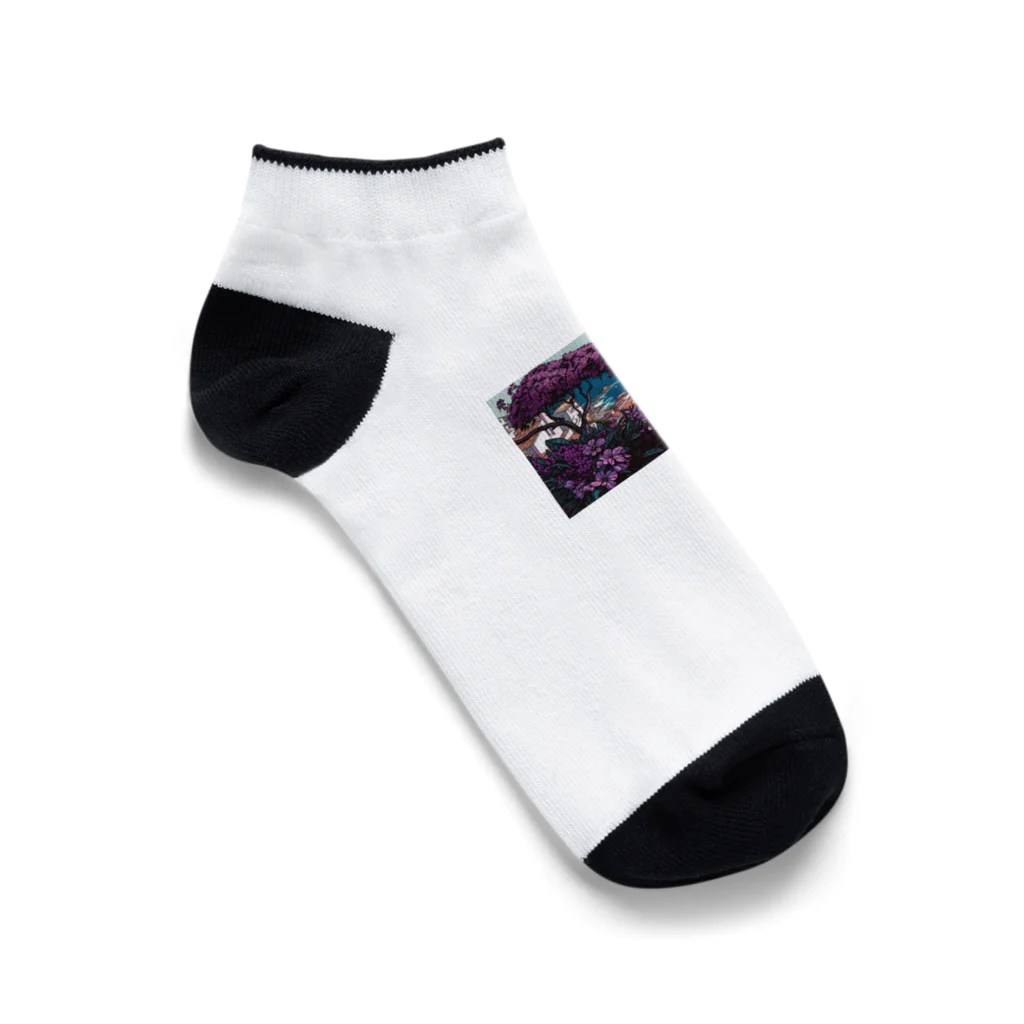 Soundの自然のオアシス Ankle Socks