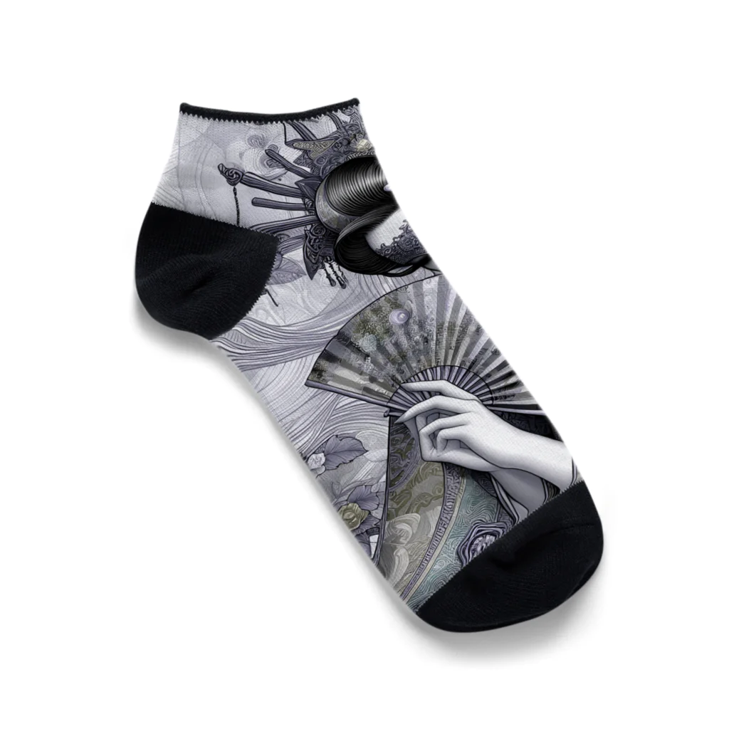 Moichi Designs Shop-2023の仮面舞踏会 Ankle Socks