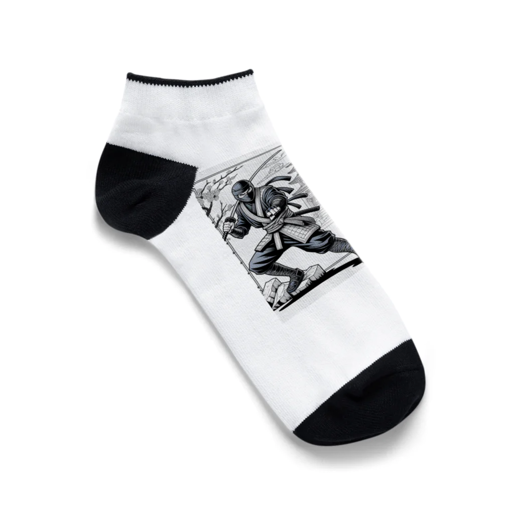 マイティのninja & samurai Ankle Socks