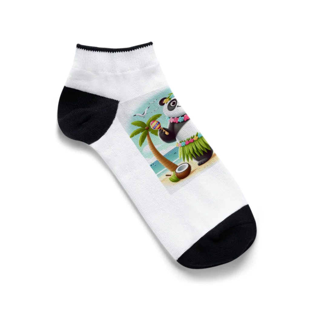 redpanda_pandaのALOHAパンダ Ankle Socks