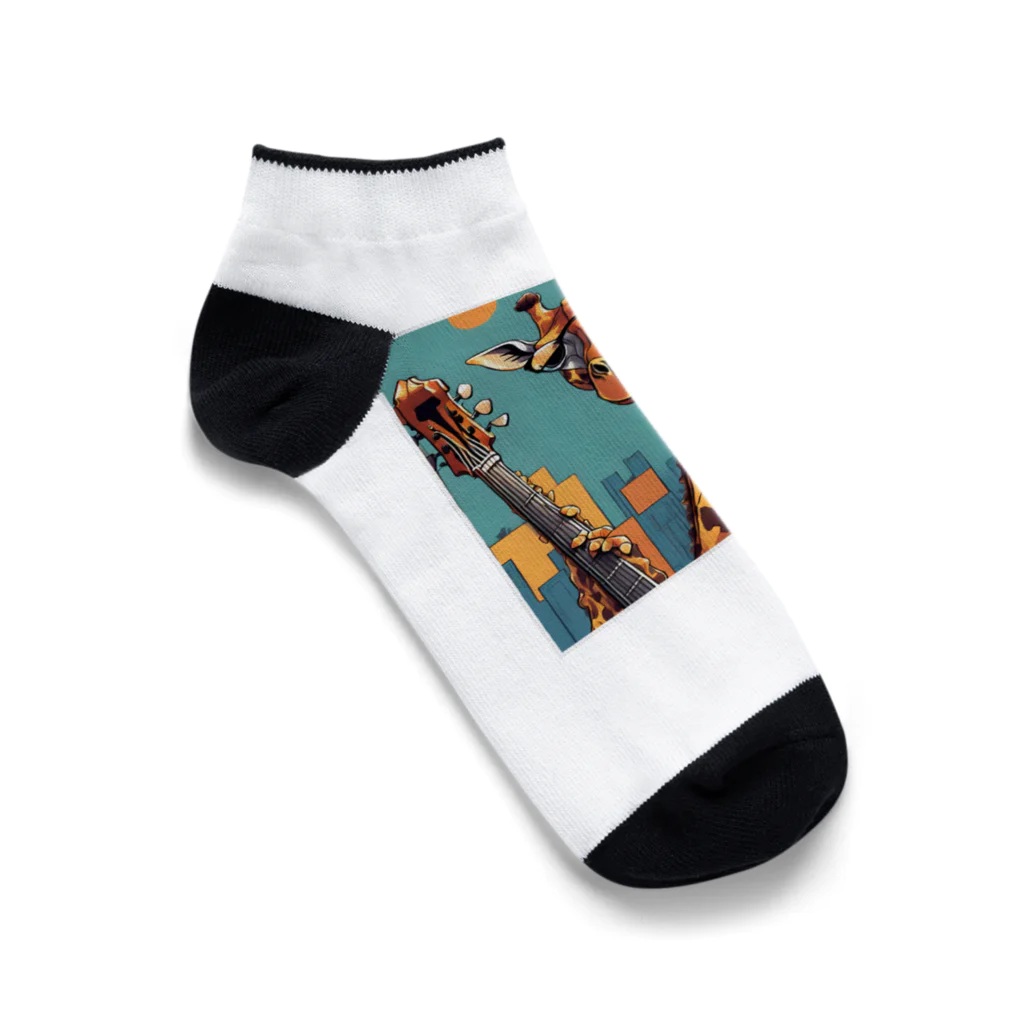 shigeグッズ工房のジャズジラフ Ankle Socks