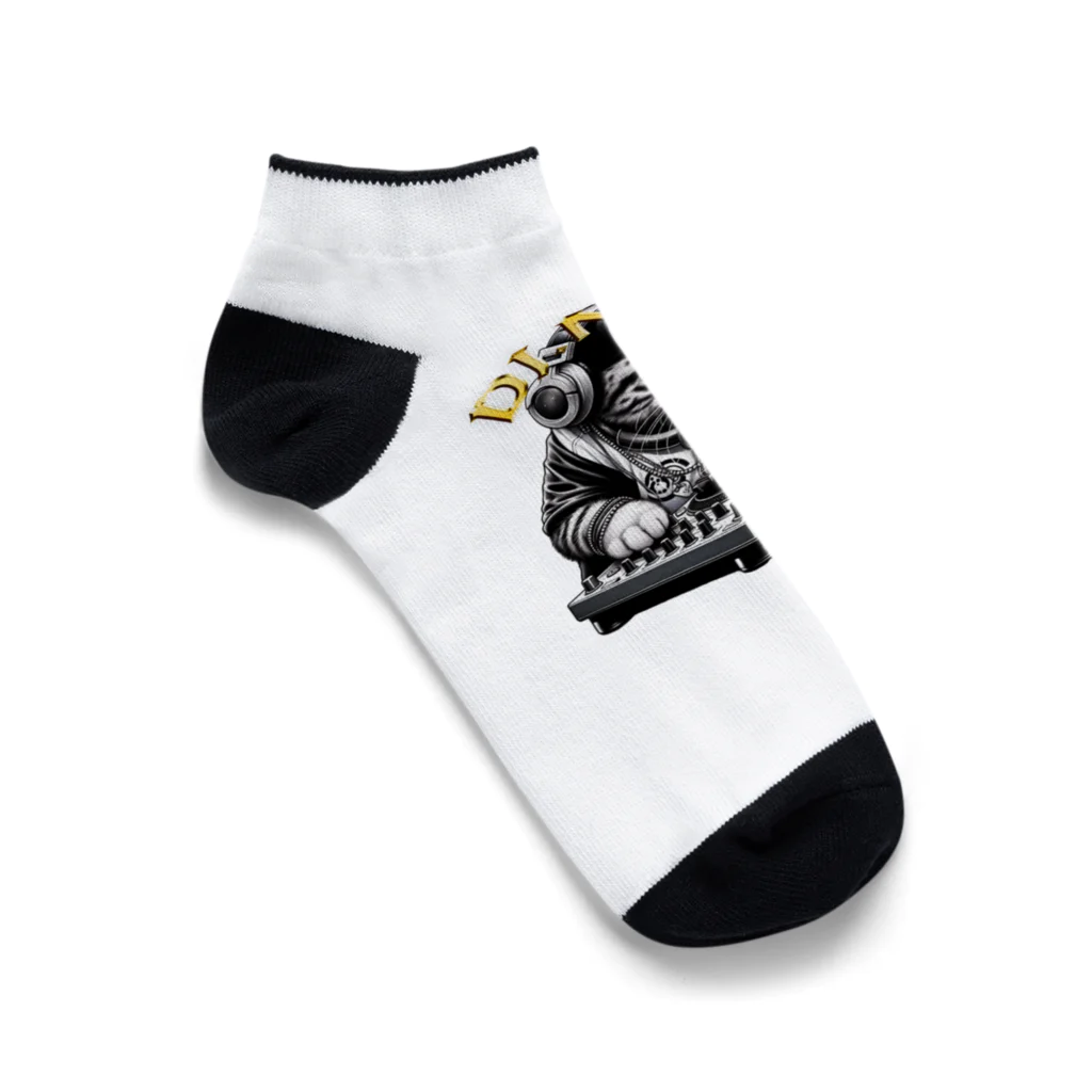 HIPHOPぬこ様のDJ.NUKO(DJ.ぬこ) Ankle Socks