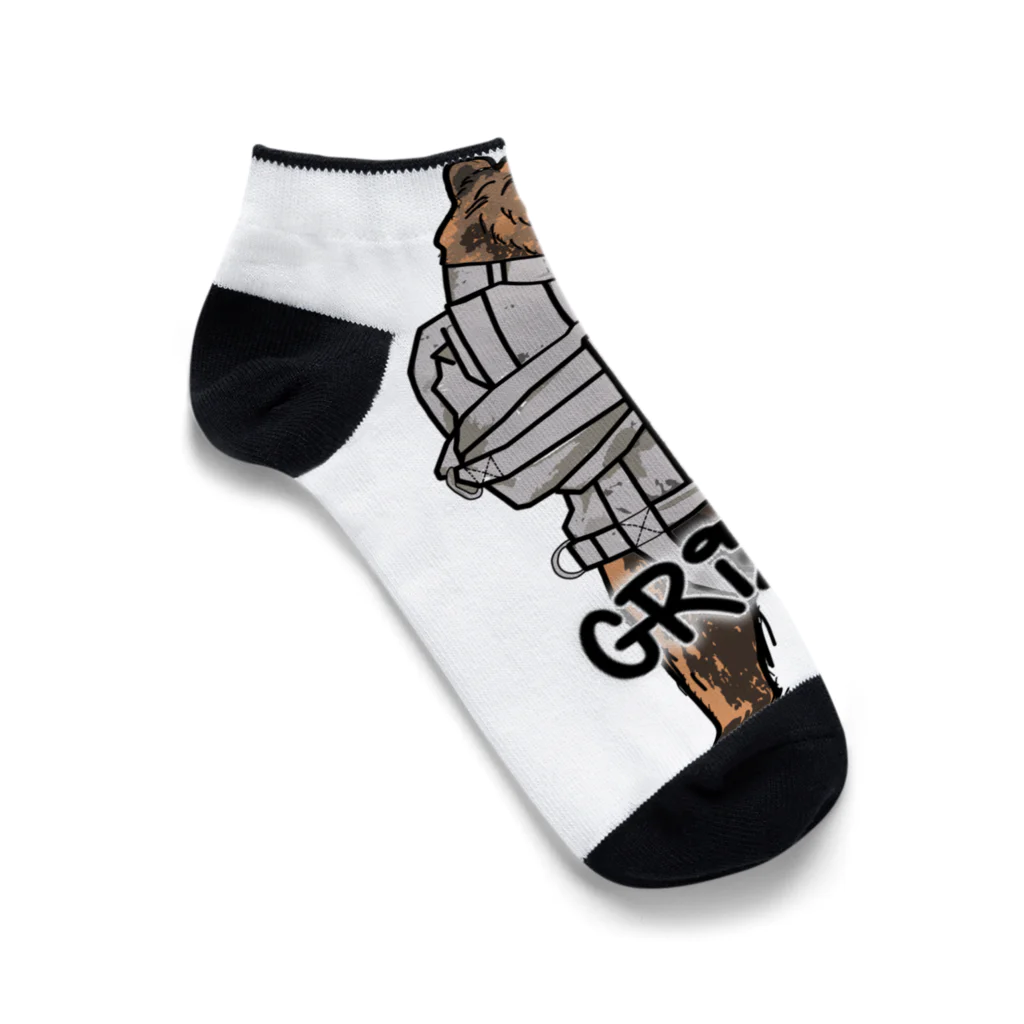 ko-jのグリズリー Ankle Socks