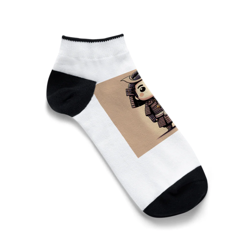 戦国時代マニアのデフォルメ北条氏康君 Ankle Socks