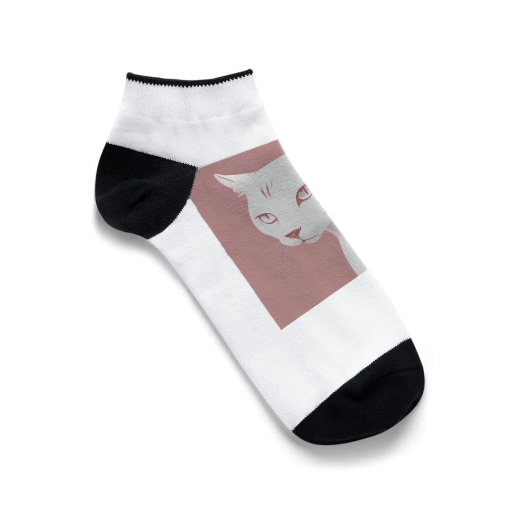 オマの店のシンプルキャットグッズ Ankle Socks