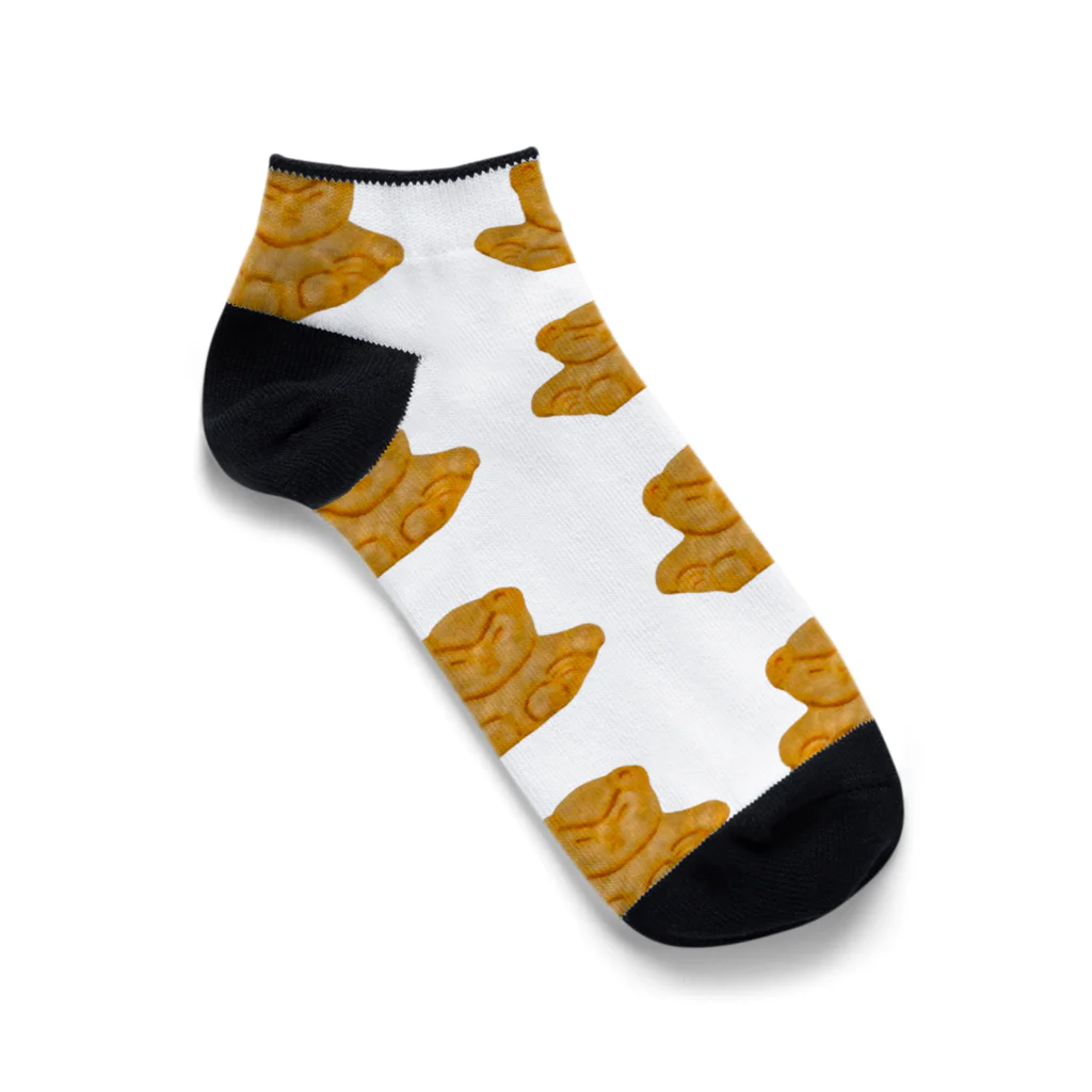 Les Anges Cookie （レザンジュクッキー）のテディベア土偶 Ankle Socks