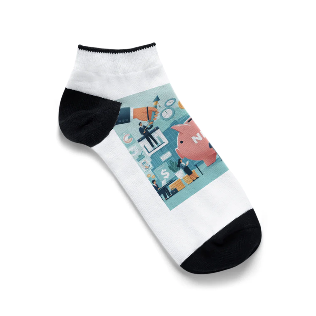 SatokorinのNISAは積立分散投資！ Ankle Socks