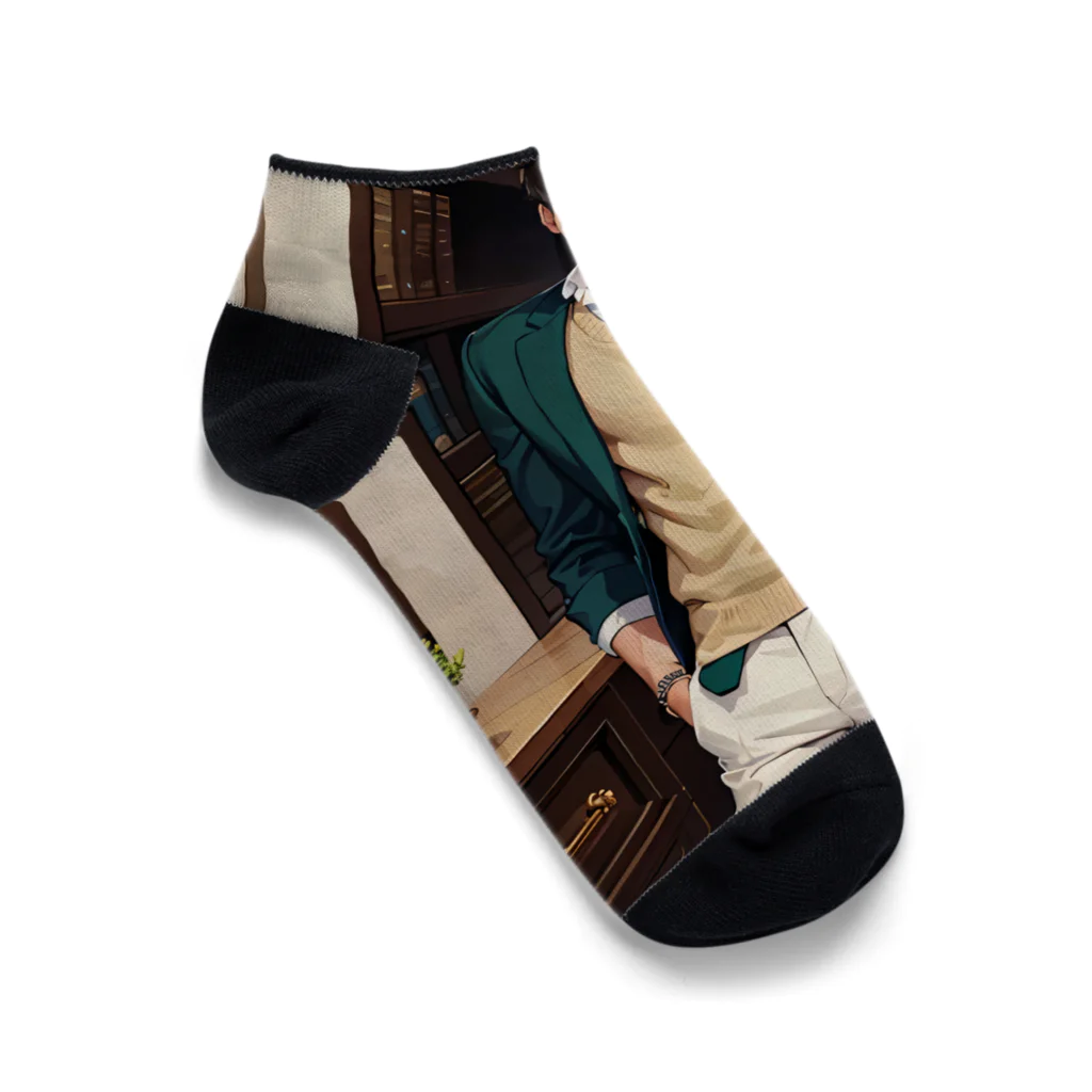 にこにこイケメンファクトリーの霜山 大輝 (Shimoyama Daiki)【"エレガント・シャープ・コレクション" (Elegant Sharp Collection)】 Ankle Socks