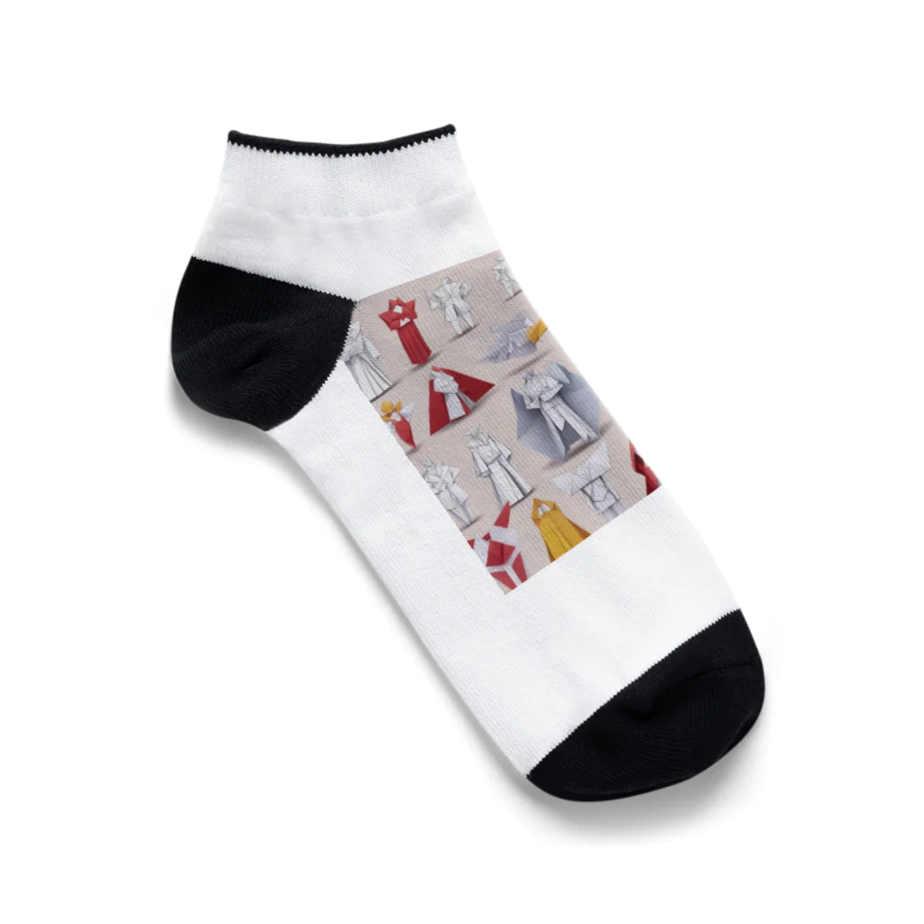 d-design-labの折り紙戦士 Ankle Socks