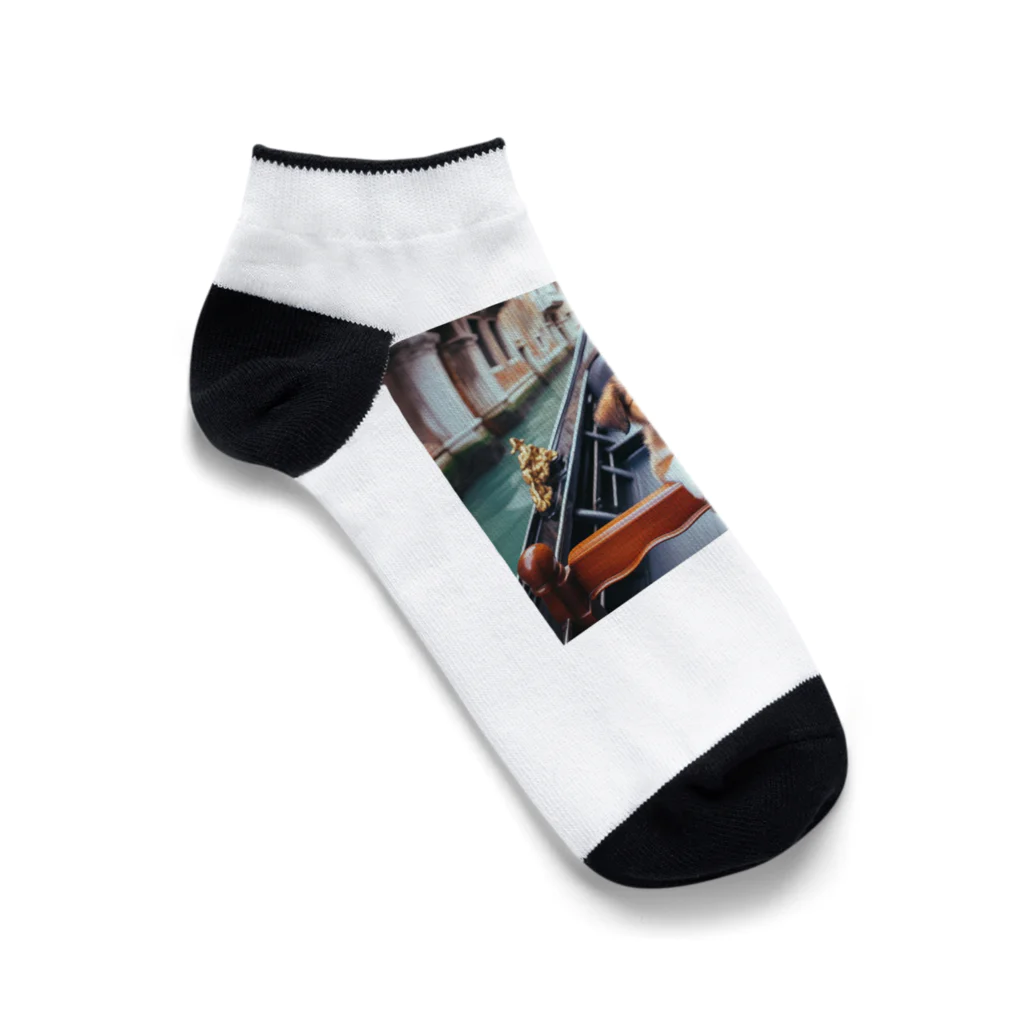 パパネコのゴンドラワンチャン Ankle Socks