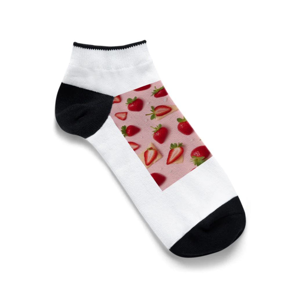 Crepe Collection Center 【CCC】のベリーストロベリー Ankle Socks