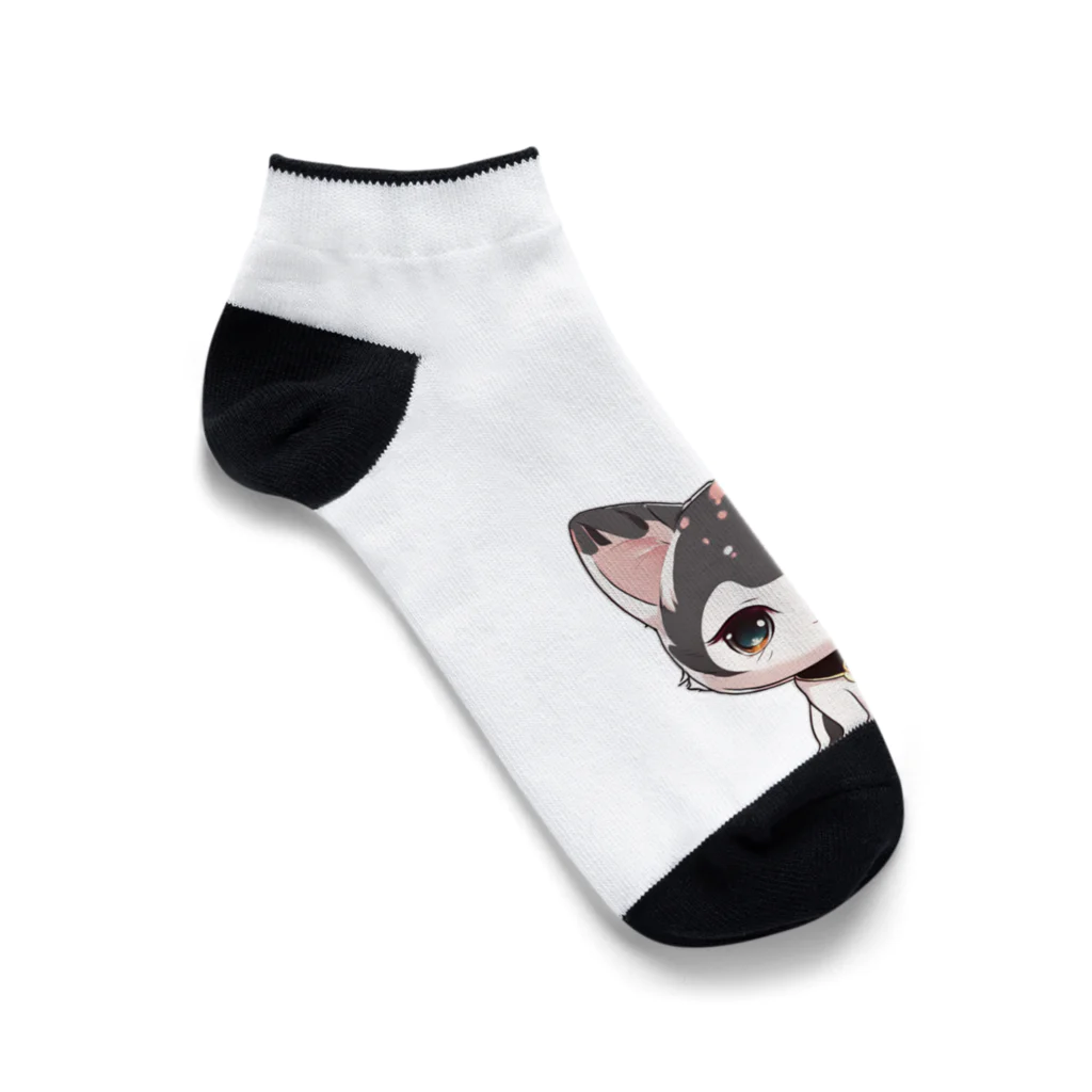 momoAnnu_Shopのルにゃ Ankle Socks