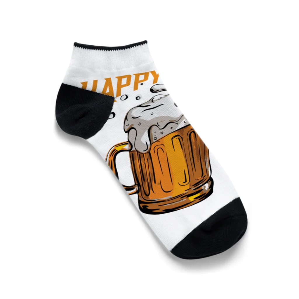 JUNK_HEDDのビールでハッピー Ankle Socks