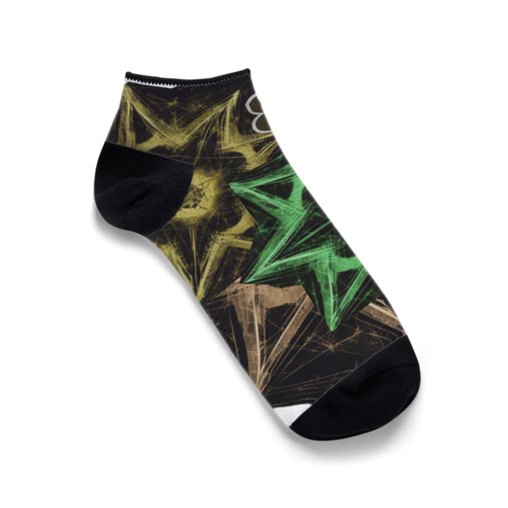 NaROOMの【Abstract Design】8-gram 八芒星🤭 Ankle Socks