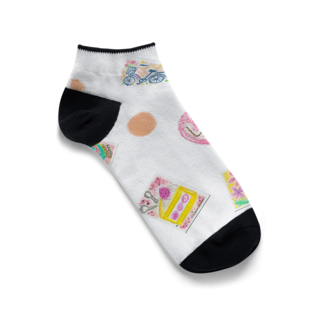 色織 彩芽 ☆4/28 START！at 横浜産貿ホール マリネリアのお絵かきクレパスコレクション Ankle Socks