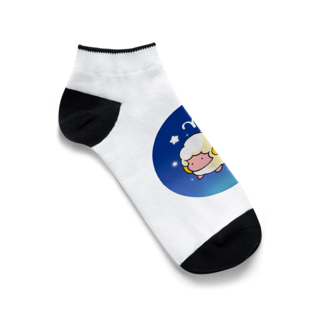 もふもふ堂の牡羊座 Ankle Socks