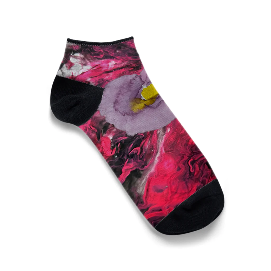 Royのケシの花 Ankle Socks