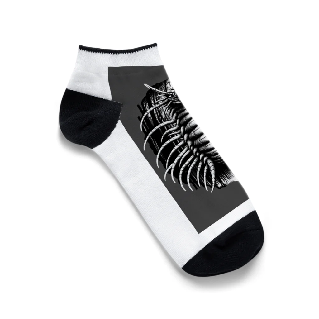 wa--sanの森ムカデ Ankle Socks
