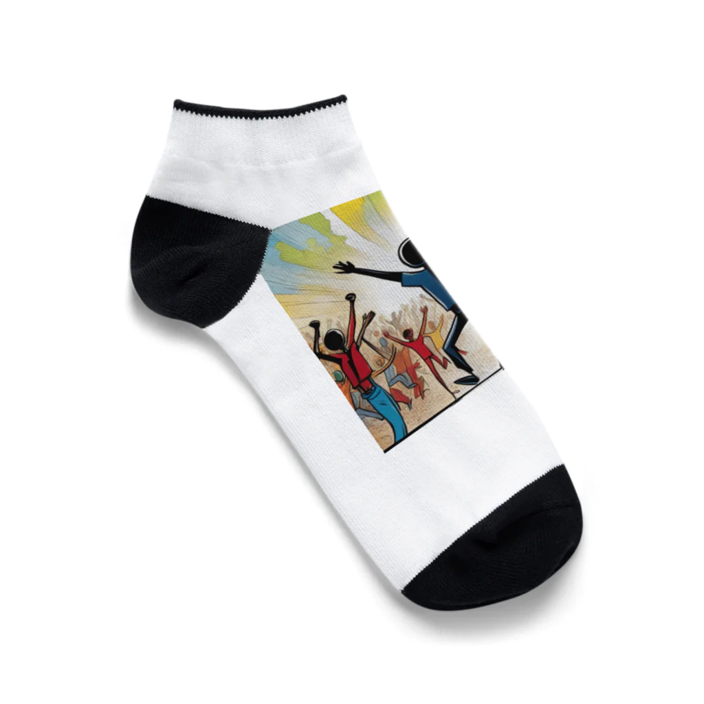 suingoのダイナミック万歳 Ankle Socks