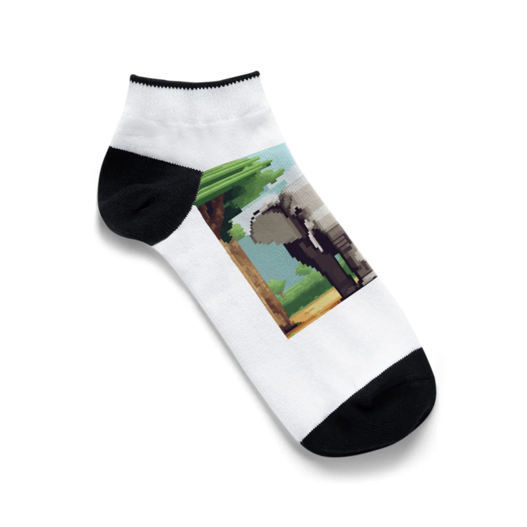 shoheiiwasaの動物園のゾウ Ankle Socks