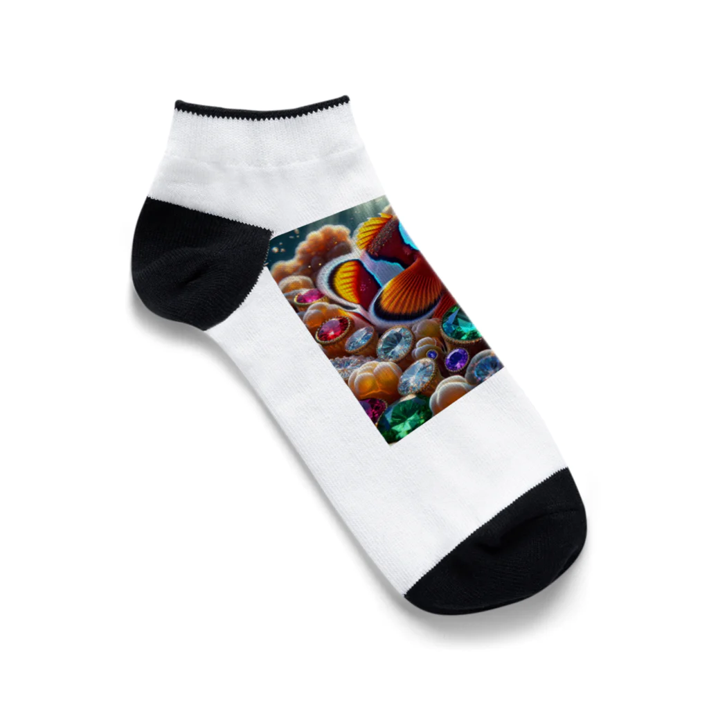 HiroLink's ShopのJewel Clownfish Ankle Socks