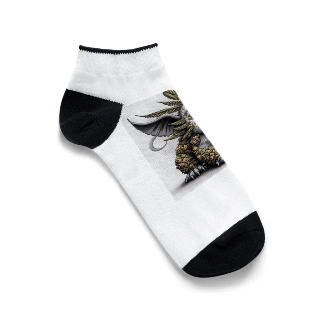 sunofamino420のganja devil's messenger Ankle Socks