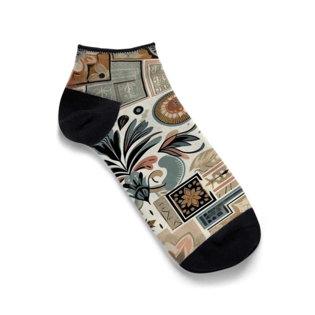 クリエイティブ・スタイル・ストアのノスタルジックレトロ Ankle Socks