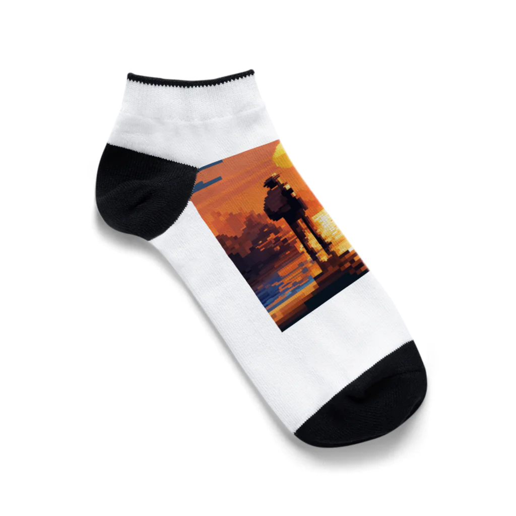 mazislowlifeの夕日の眺め Ankle Socks