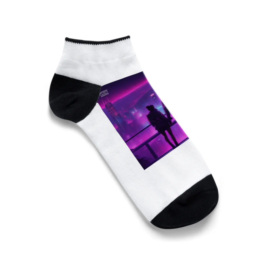 kichamanの夜景デート Ankle Socks