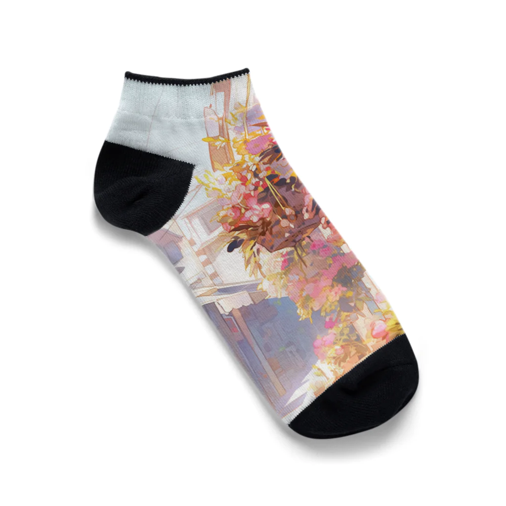 AQUAMETAVERSEの華麗な花束　ラフルール　1859 Ankle Socks