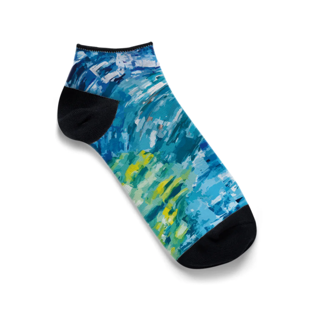 Akya_ArtworksのSeven seas Ankle Socks