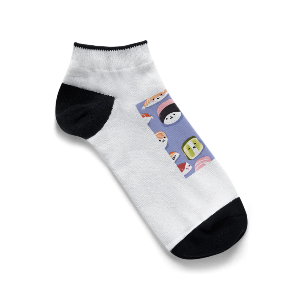 りほまるの店のあにまる寿司 Ankle Socks