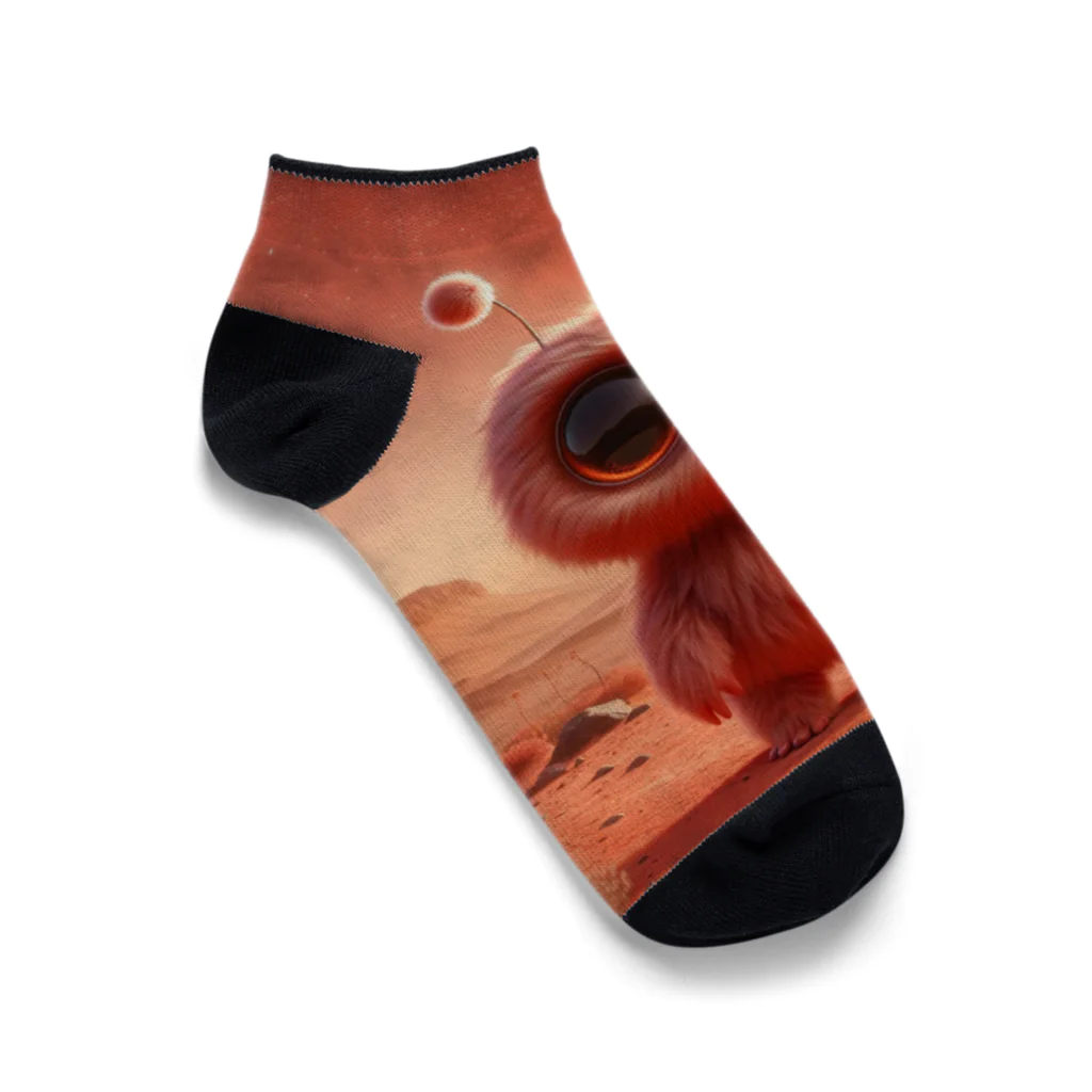 うるちゃんねるの火星で待ってるカセイくん Ankle Socks