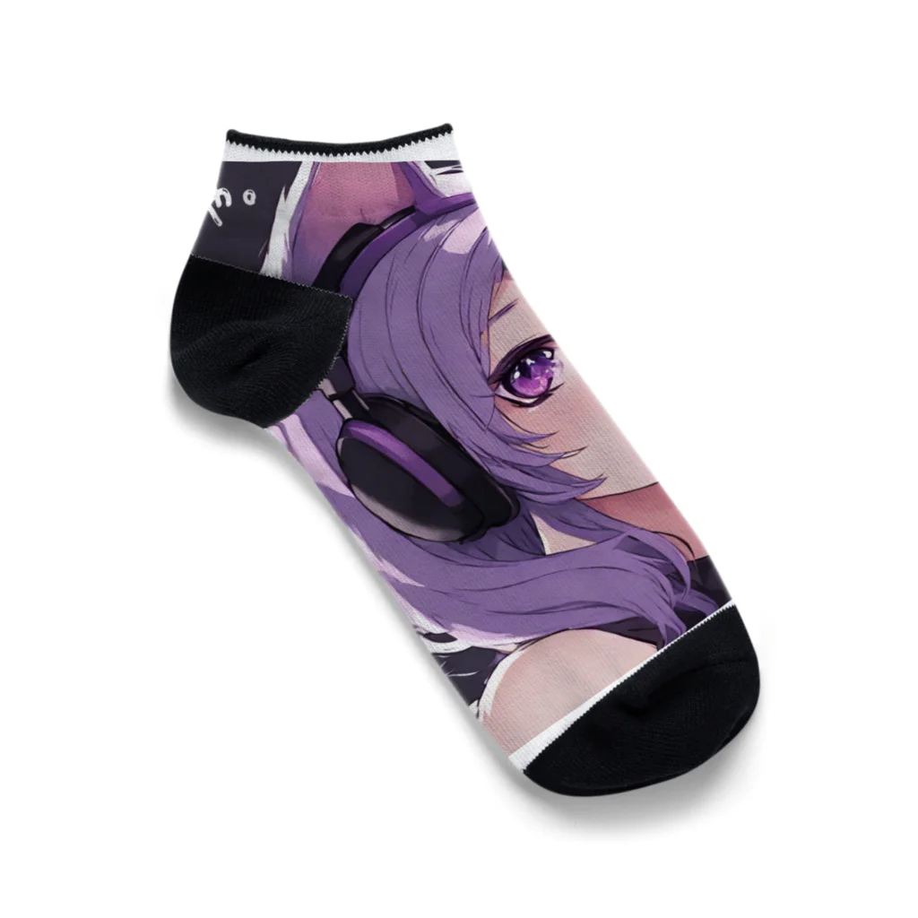 nukojiroの猫耳系女子 Ankle Socks