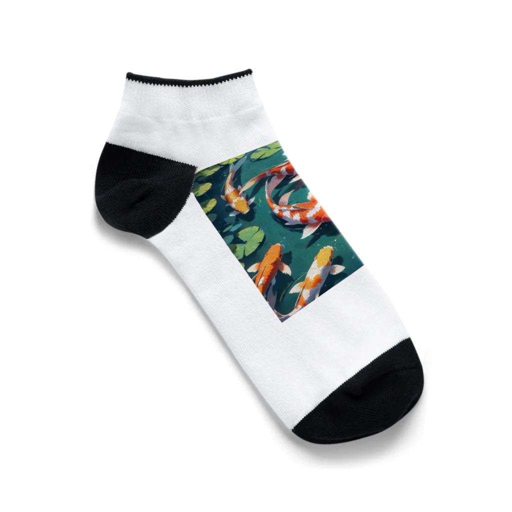 モノモノクローゼットの鯉 Ankle Socks
