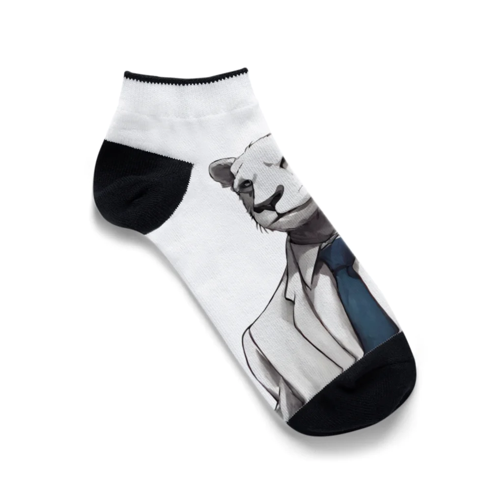 kowarororoのDr.シロクマ Ankle Socks