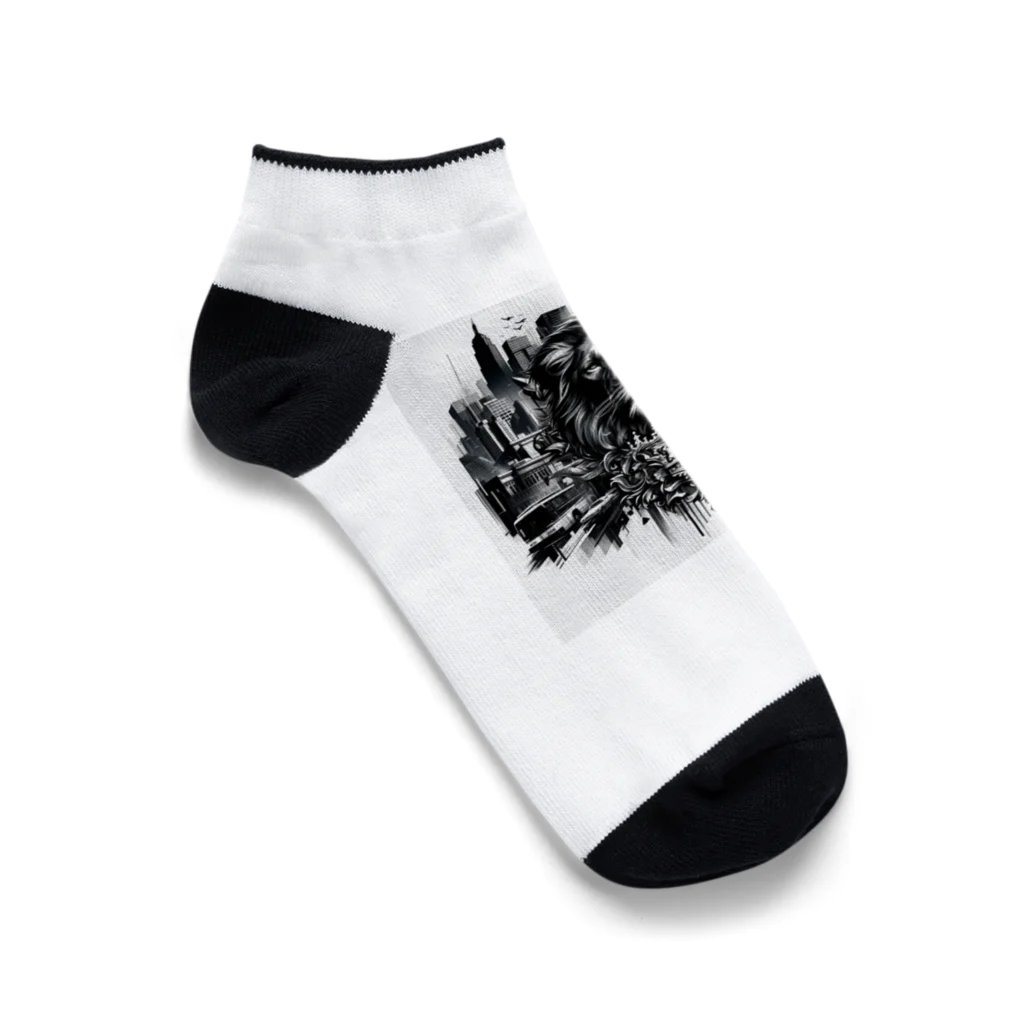 Overdrive Oasis-オーバードライブオアシス-のUrban Jungle Majesty Ankle Socks