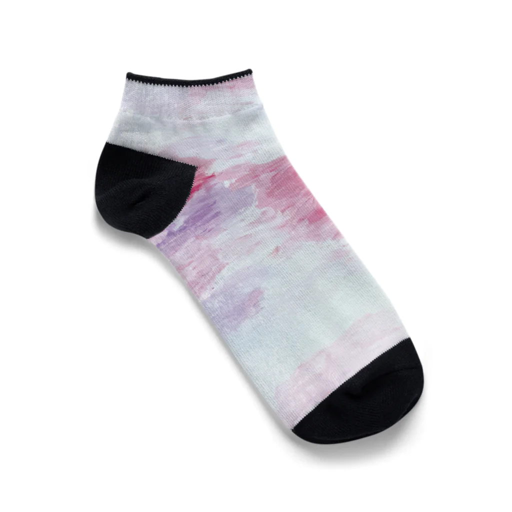 Akya_Artworksのあわぐも Ankle Socks