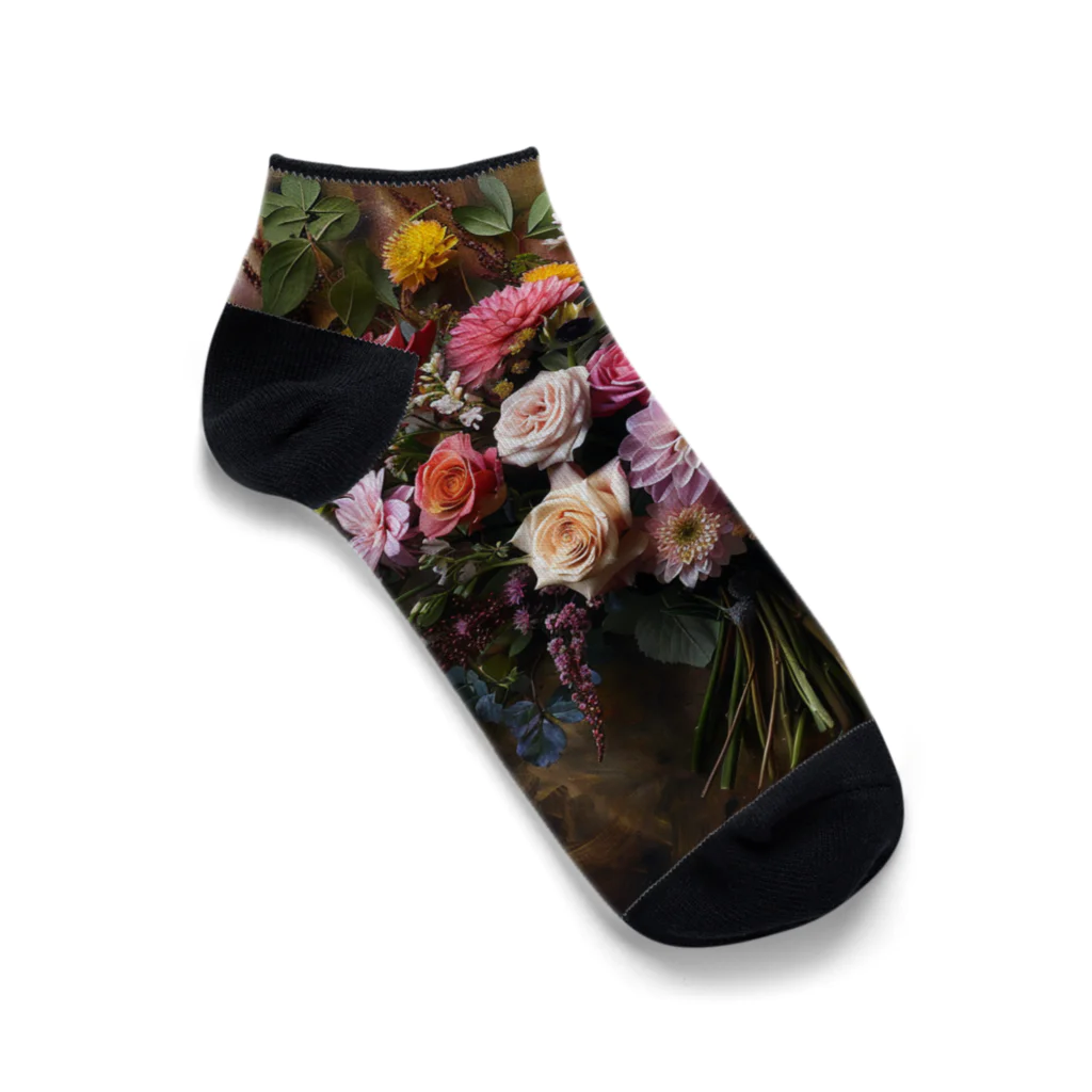 AQUAMETAVERSEの花束をあなたに　Hime  2530 Ankle Socks