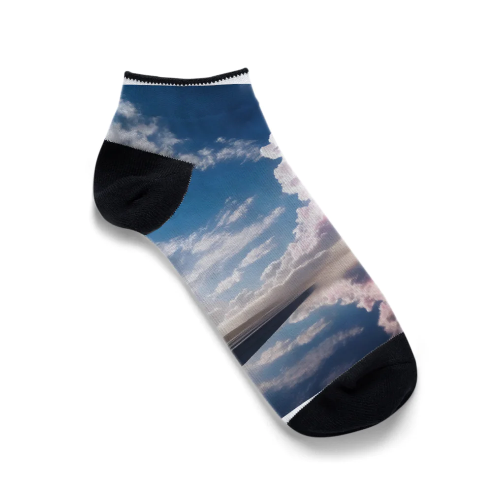 chan-takehaniの天空の鏡  Ankle Socks