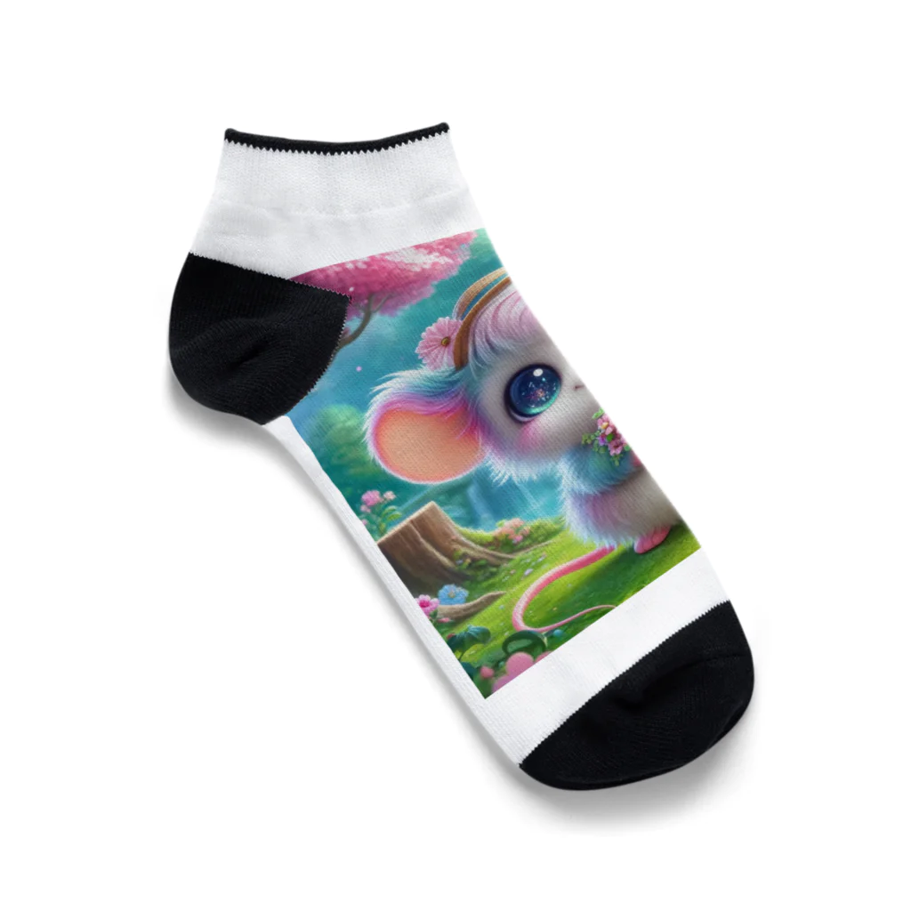 ふわもこパラダイスのユメミ Ankle Socks