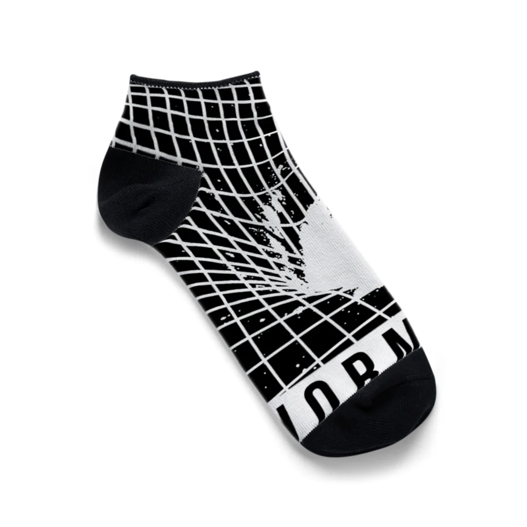 UNROBOTWORKSのWORMHOLE Ankle Socks