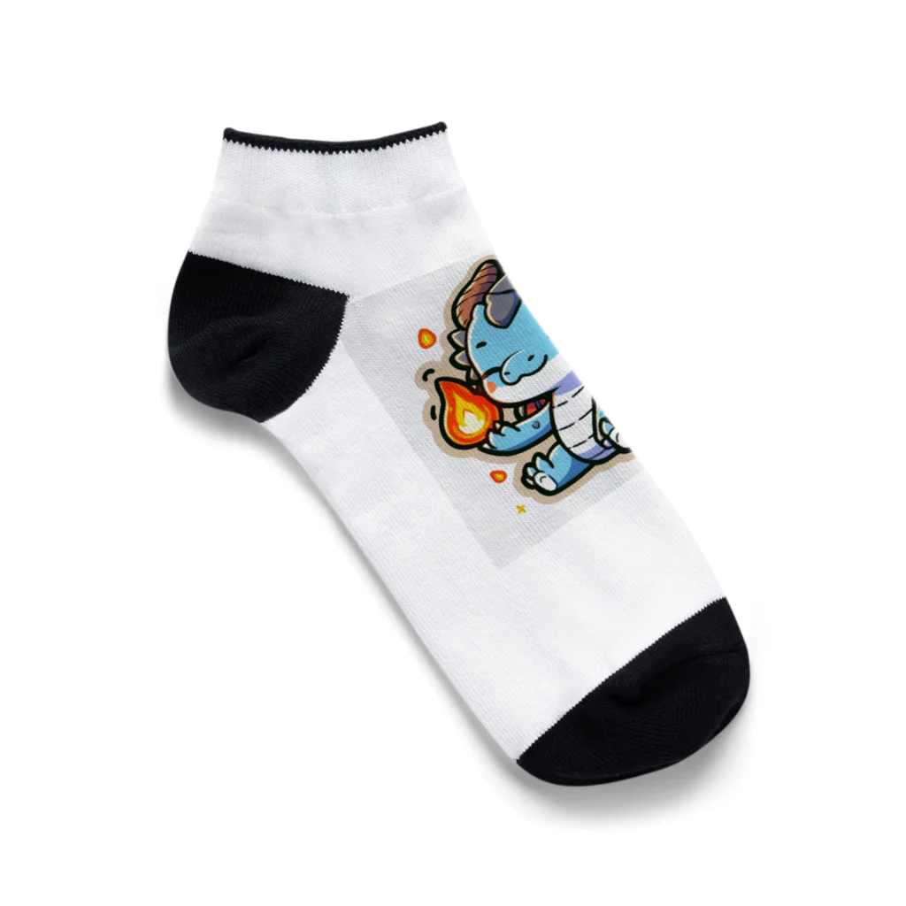 scarlet358のドラゴンくん Ankle Socks