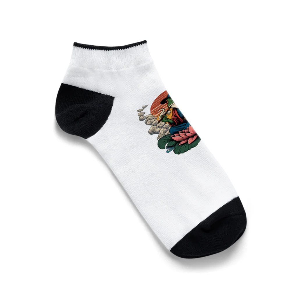 daikokuten_melbの煙蛙 Ankle Socks